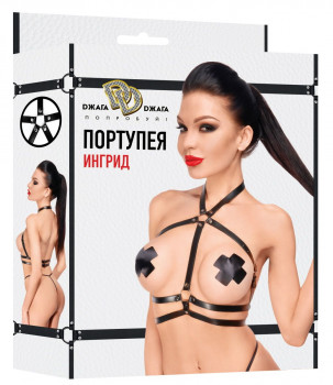 Черная портупея 